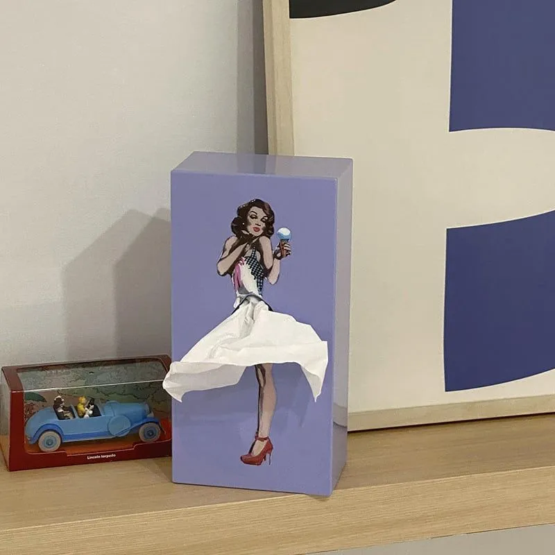 Pin Up Girl Tissue Box - Image 11
