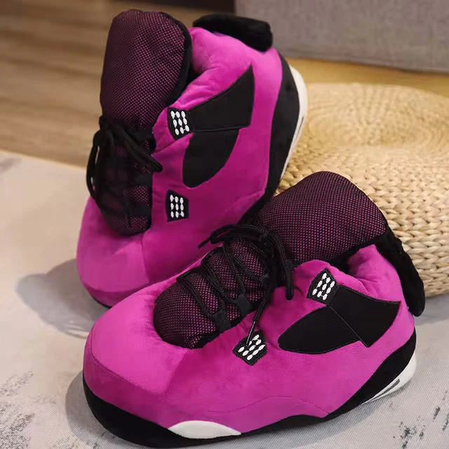 Plush Sneaker Slippers - Image 4