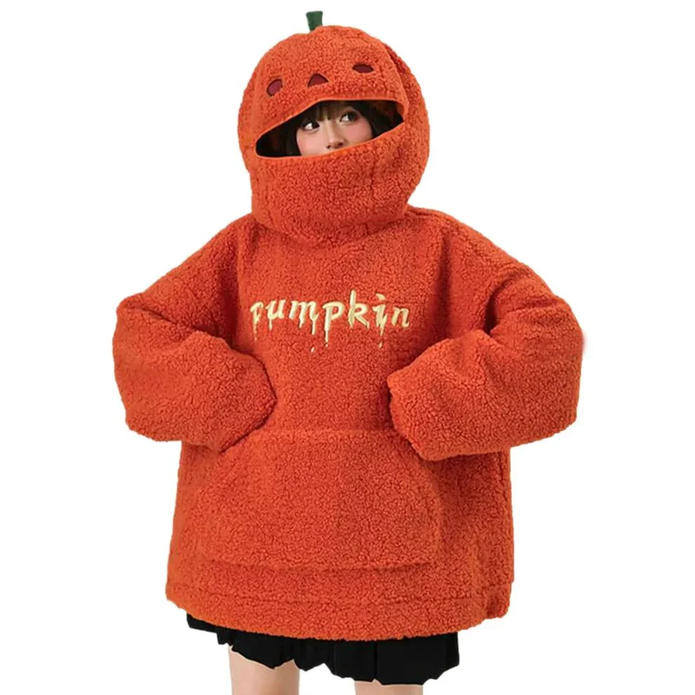 Pumpkin Plush Hoodie - Image 5