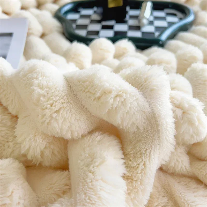 Purely Coral Fleece Blanket - Image 2