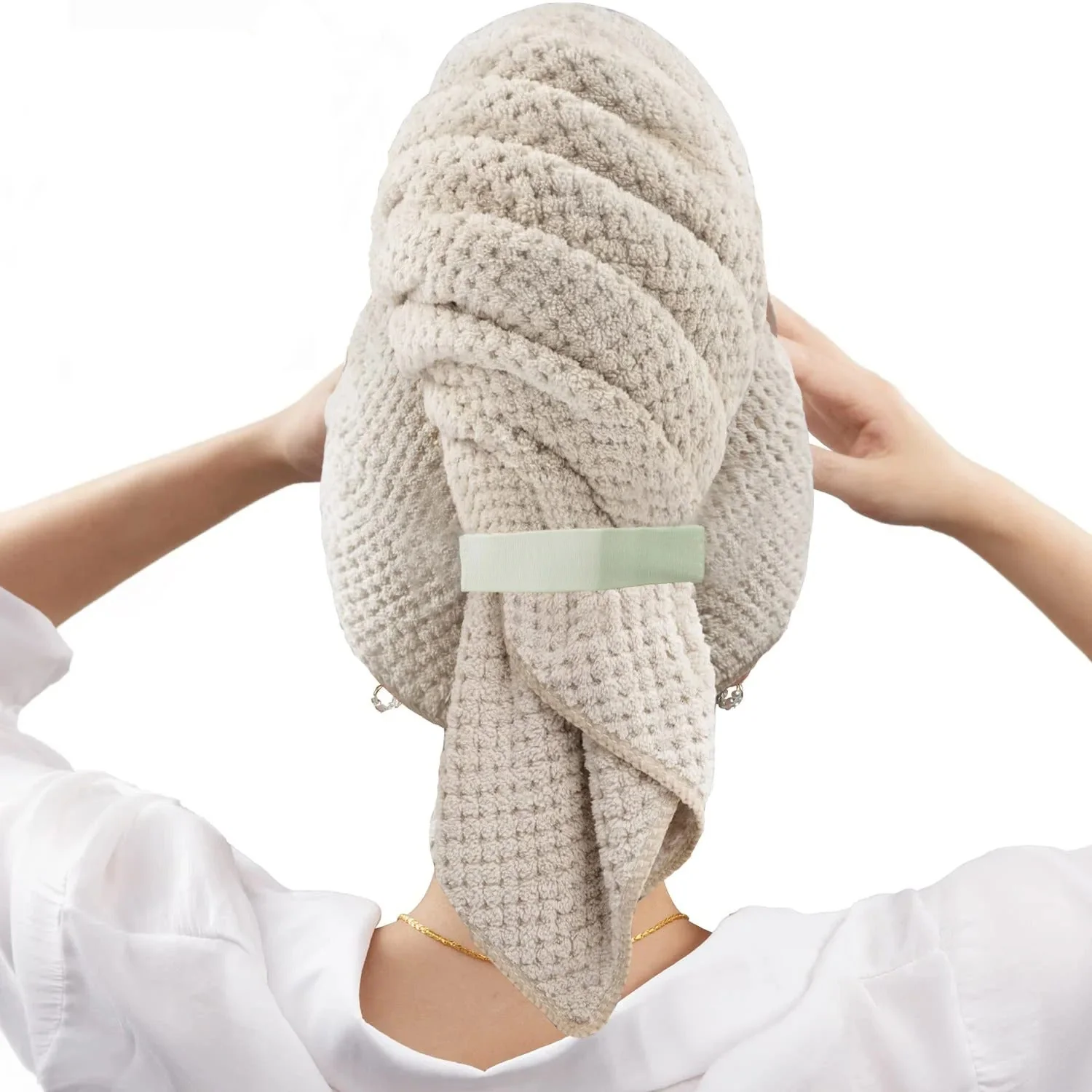 Purely Large Hair Towel Wrap - Image 8