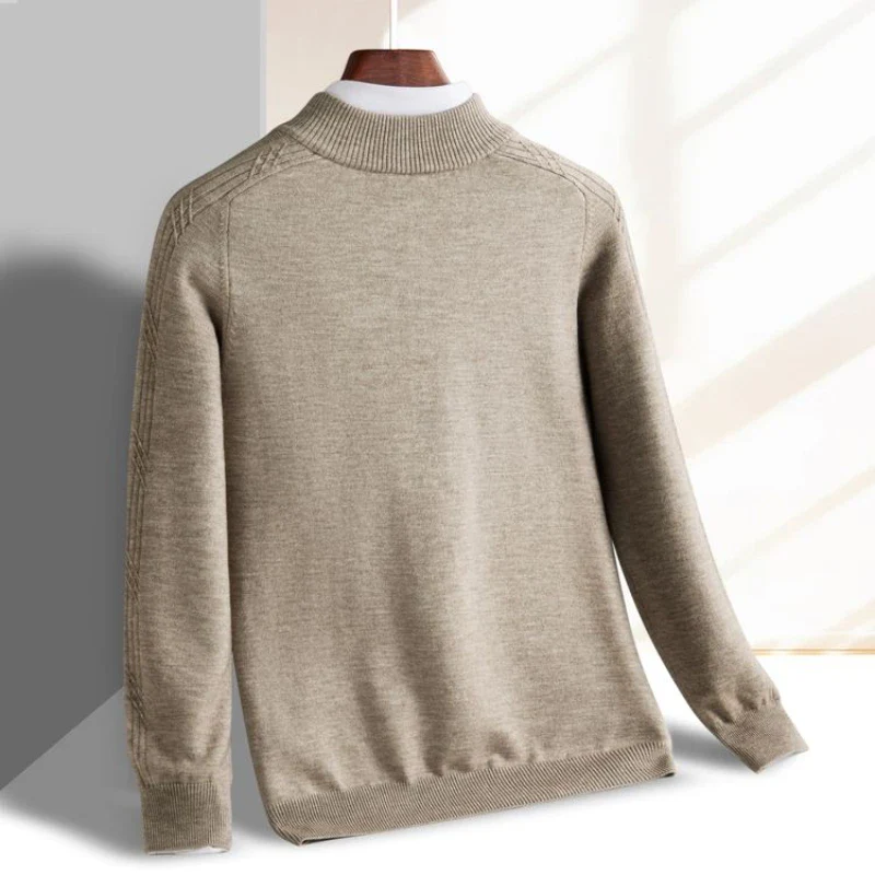 Refined Knit Half-Zip Sweater - Image 2