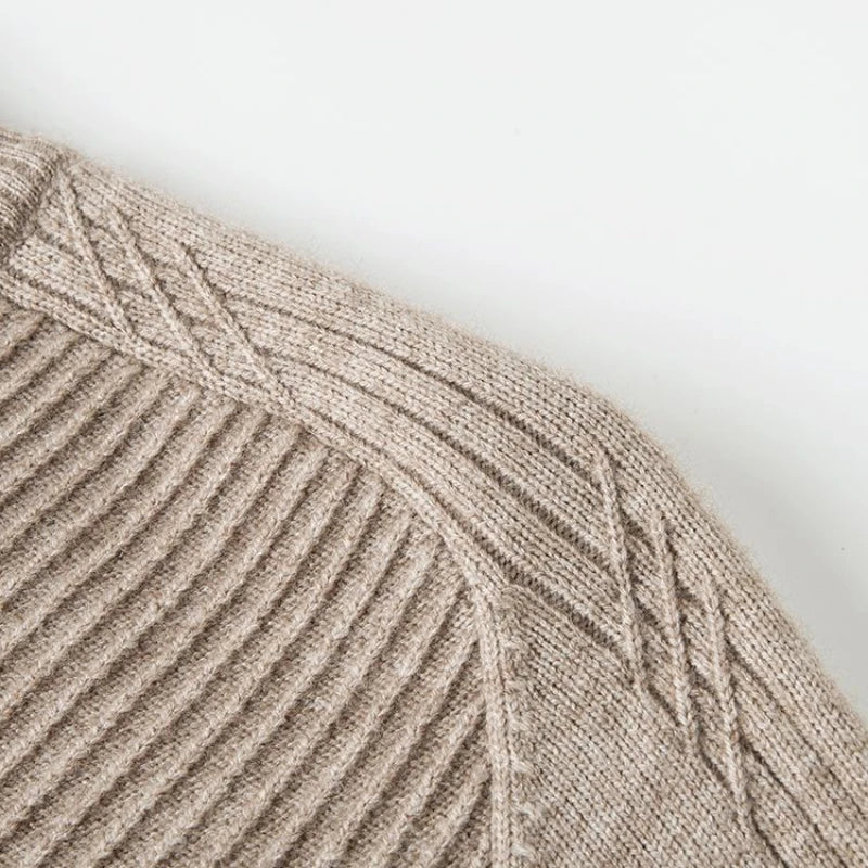 Refined Knit Half-Zip Sweater - Image 4
