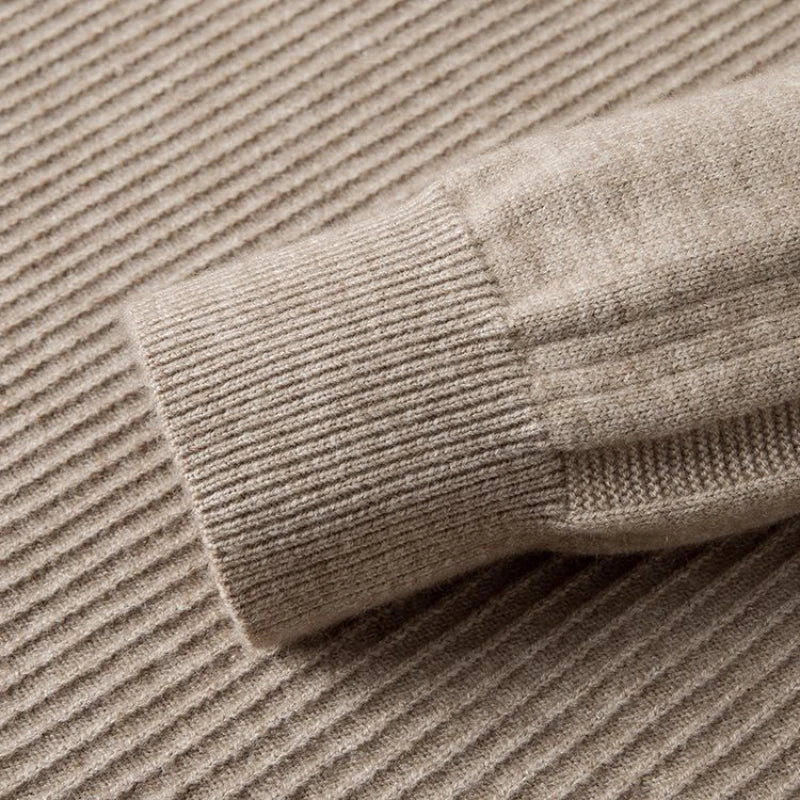 Refined Knit Half-Zip Sweater - Image 5