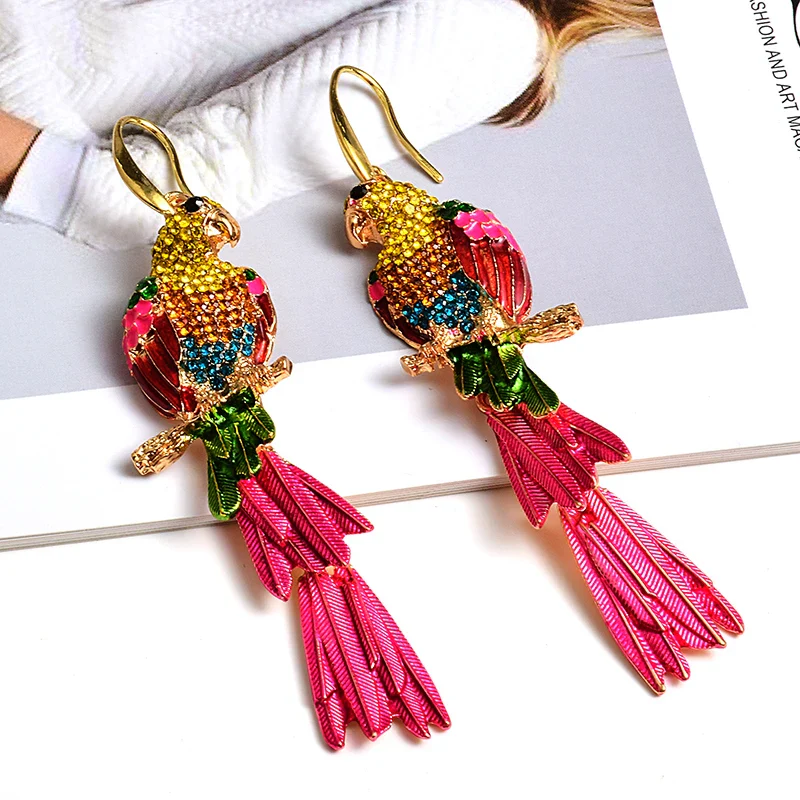 Rio Parrot Earrings - Image 2