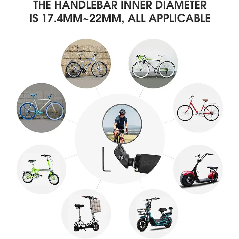 RoamReady Bicycle Rearview Mirror - Image 2