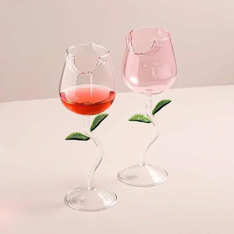 Rosette Stem Wine Glass
