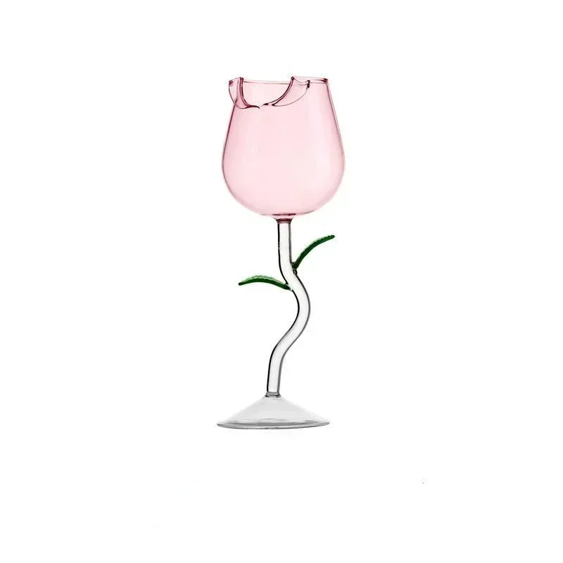 Rosette Stem Wine Glass - Image 4