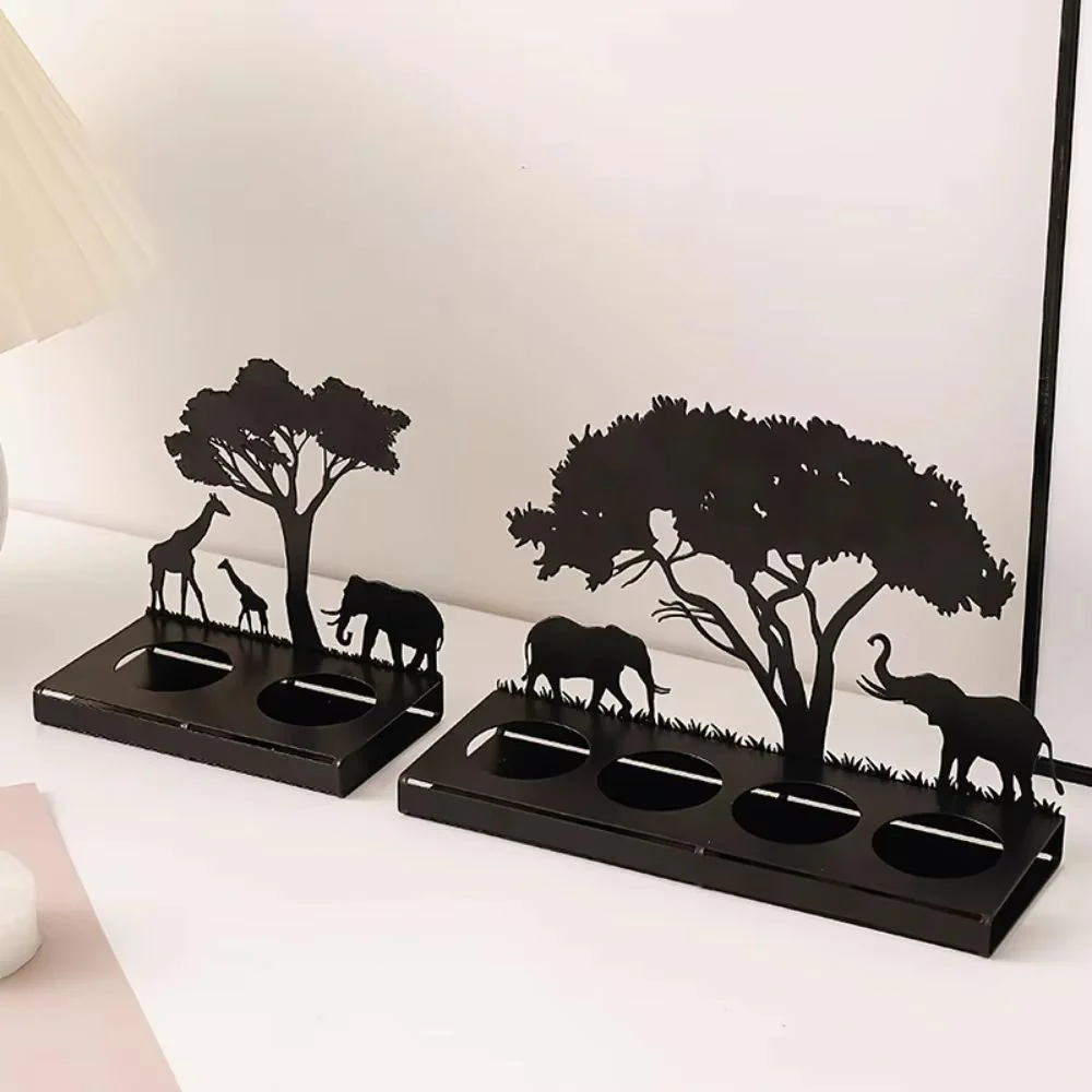 Safari Silhouette Candle Holders - Image 6