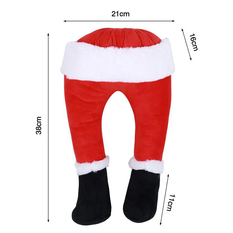 Santa Legs Christmas Decor - Image 2