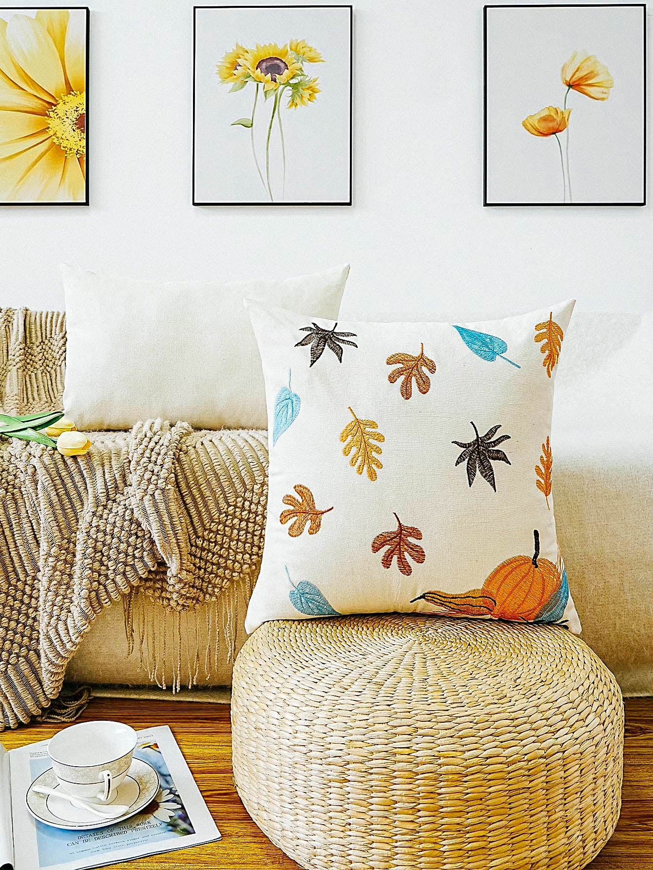 Seasonal Woodland Pillow Covers - Image 5
