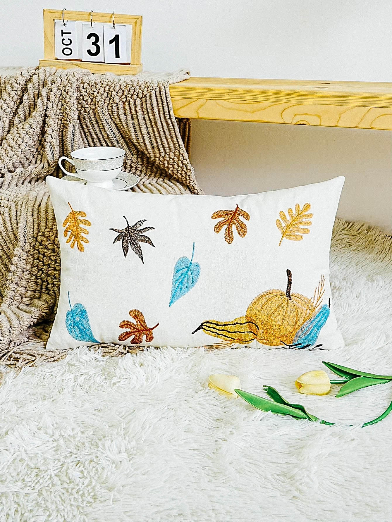Seasonal Woodland Pillow Covers - Image 6