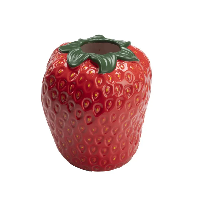Strawberry Ceramic Vase - Image 10