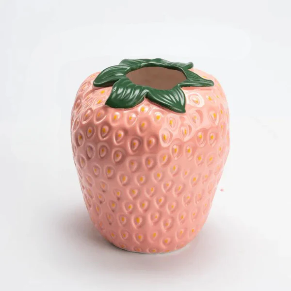 Strawberry Ceramic Vase - Image 4