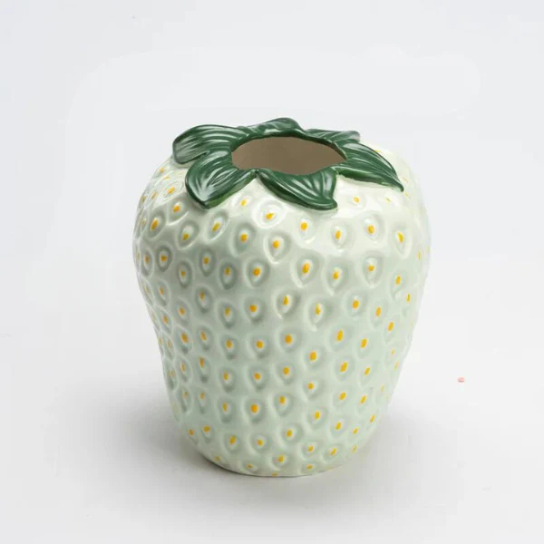 Strawberry Ceramic Vase - Image 5