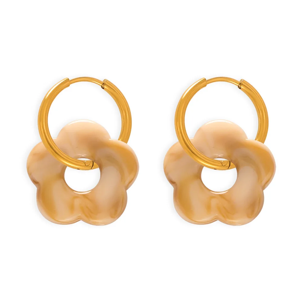 Sunburst Hoop Earrings - Image 10