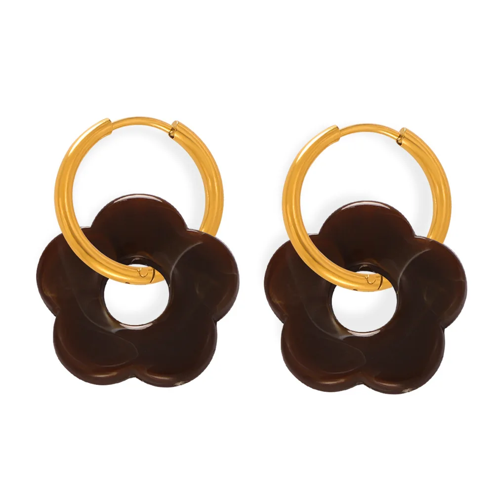 Sunburst Hoop Earrings - Image 11