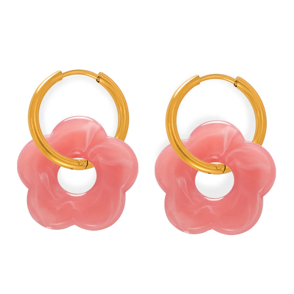 Sunburst Hoop Earrings - Image 3