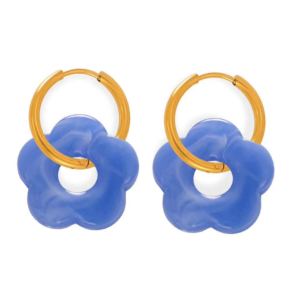 Sunburst Hoop Earrings - Image 4