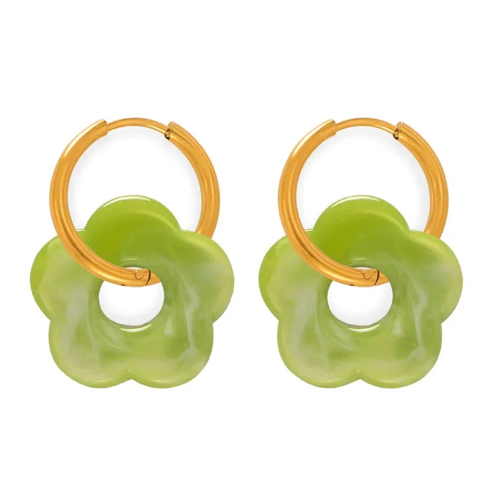 Sunburst Hoop Earrings - Image 6