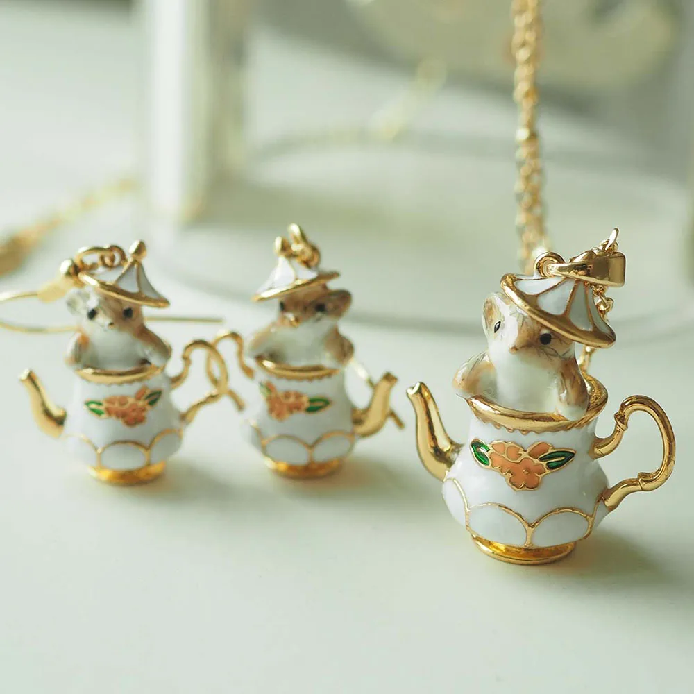 Tea Party Pair Earrings - Image 4