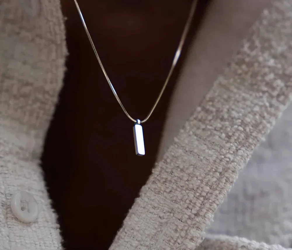Titan Craft Bar Pendant Necklace - Image 3
