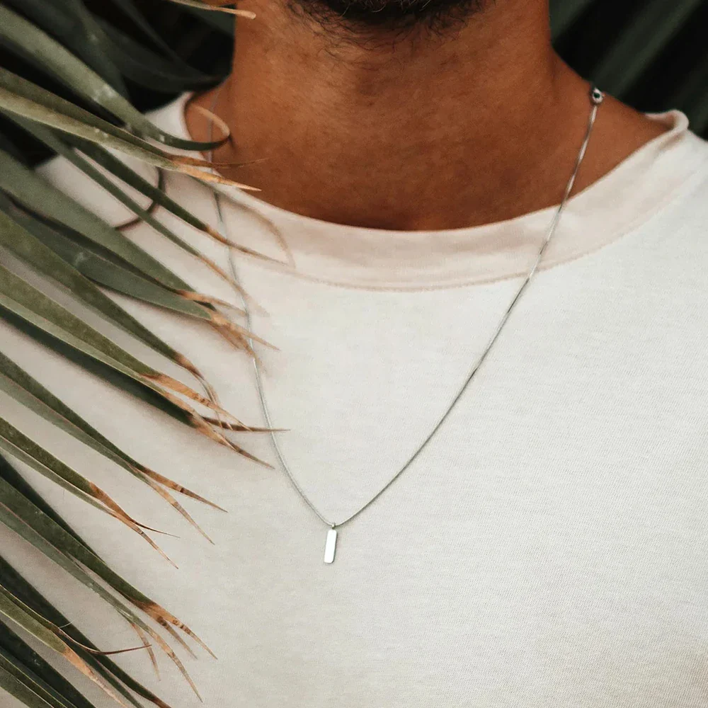 Titan Craft Bar Pendant Necklace - Image 4