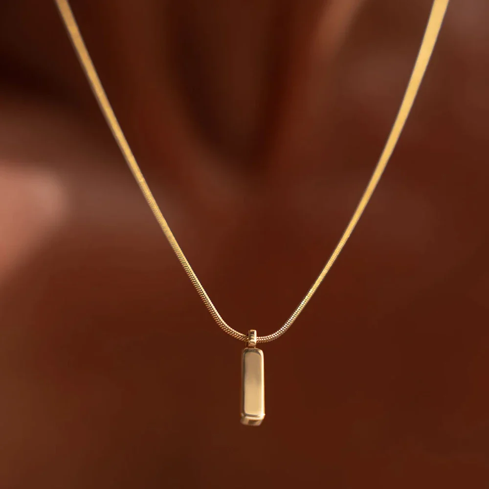 Titan Craft Bar Pendant Necklace - Image 5
