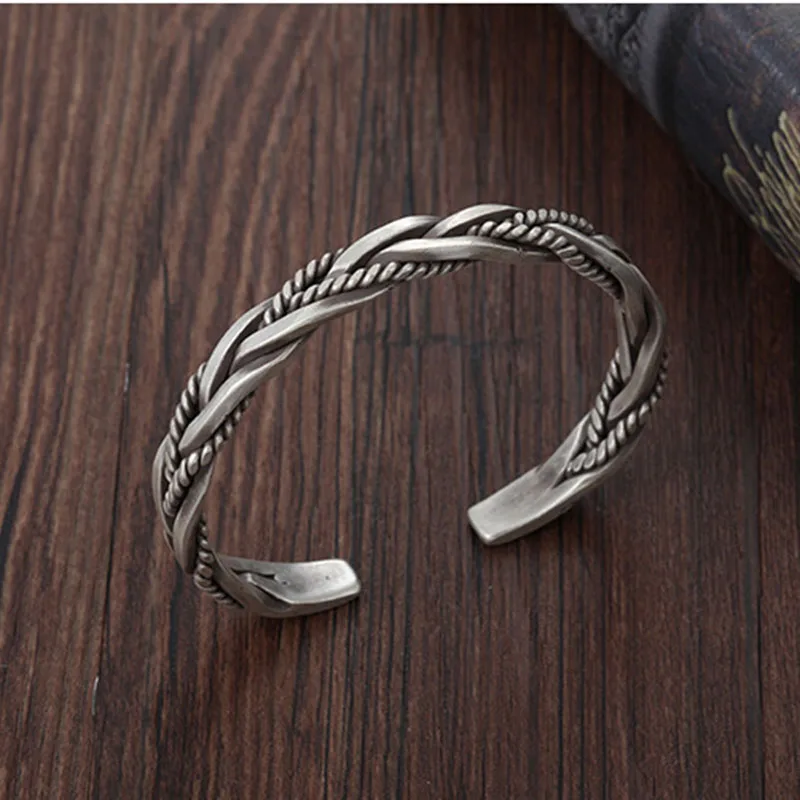 Titan Craft Twisted Sterling Cuff - Image 2