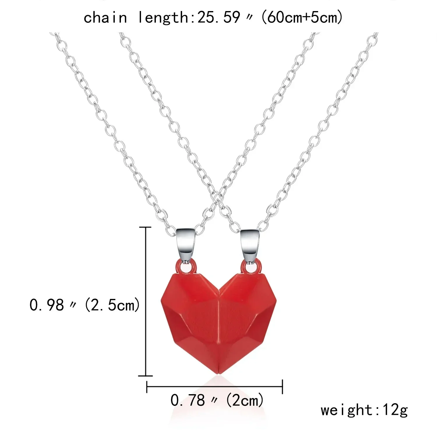 Twin Souls Heart Necklace - Image 9