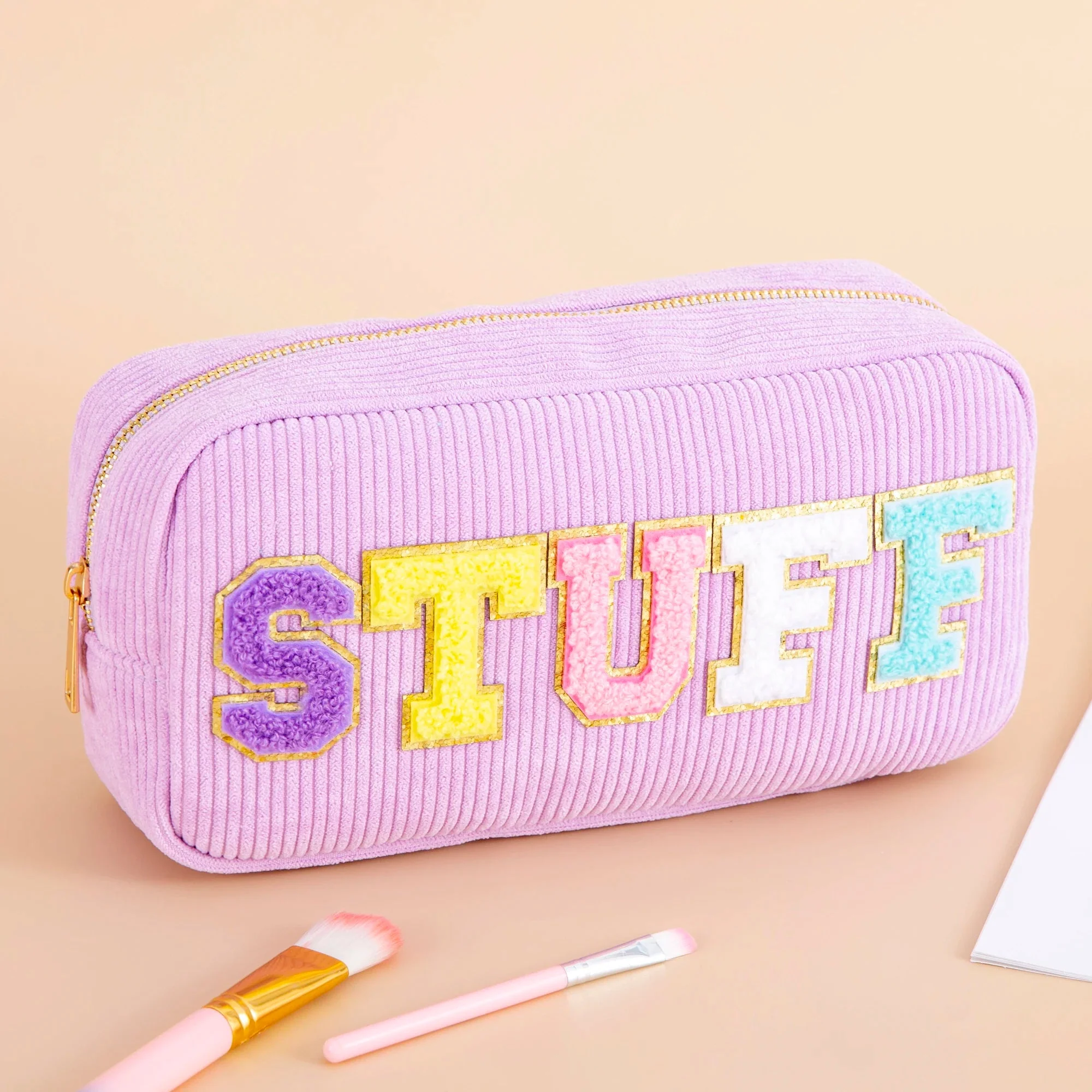 Varsity Pastel Cosmetic Bag - Image 5