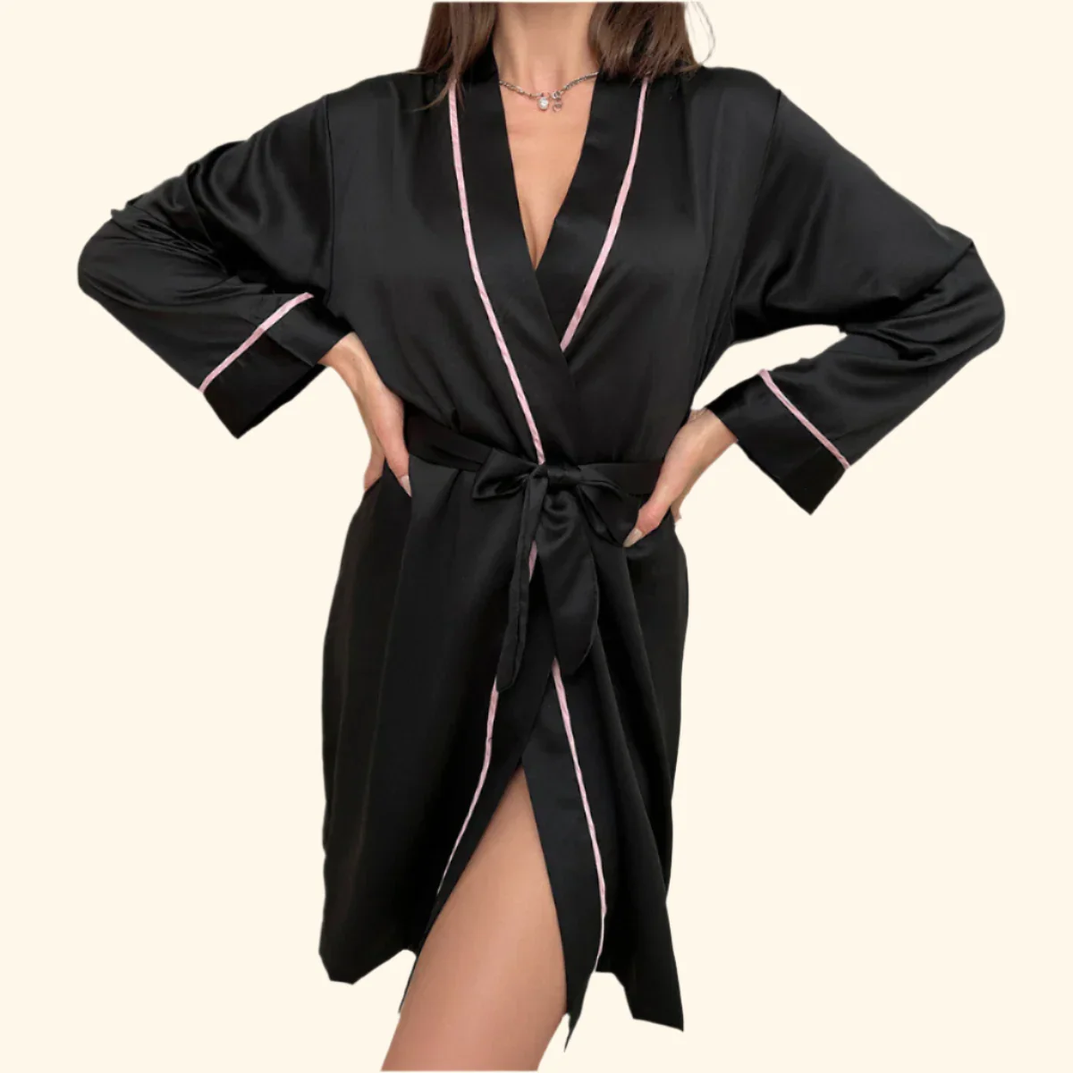 Velora Satin Robe - Image 4