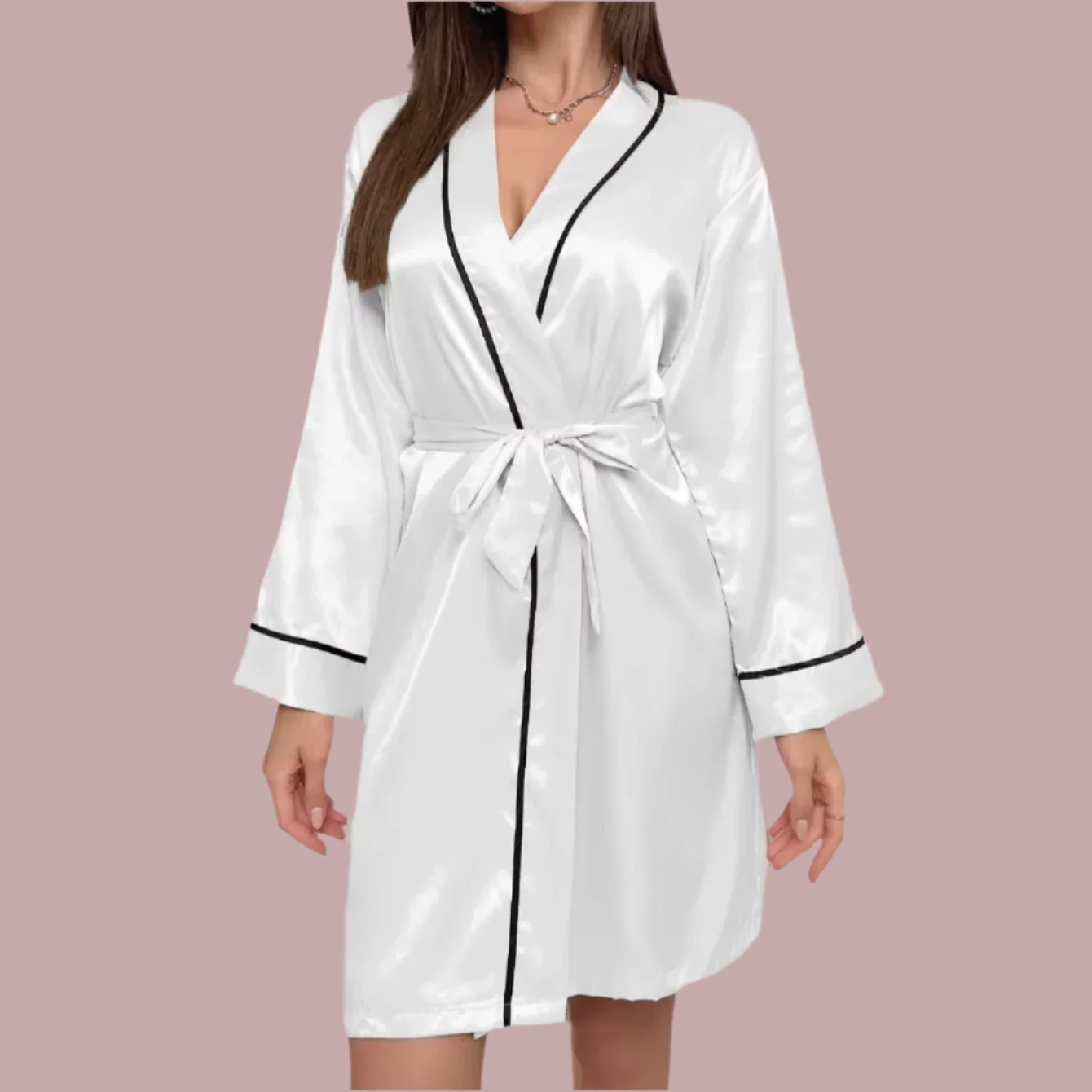 Velora Satin Robe - Image 5