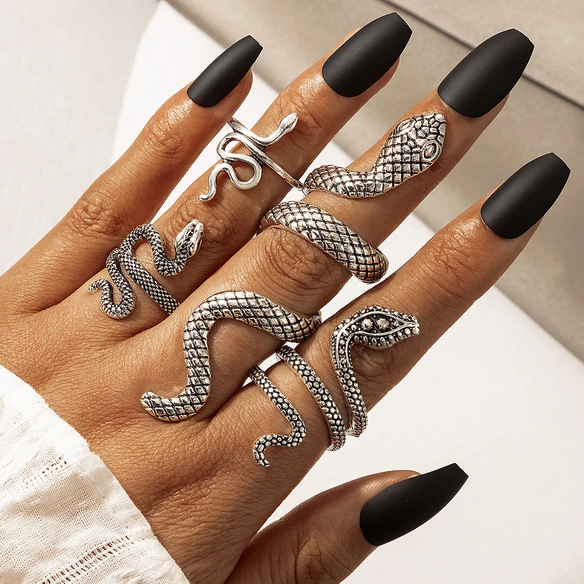 Victorian Snake Ring Set - Image 2