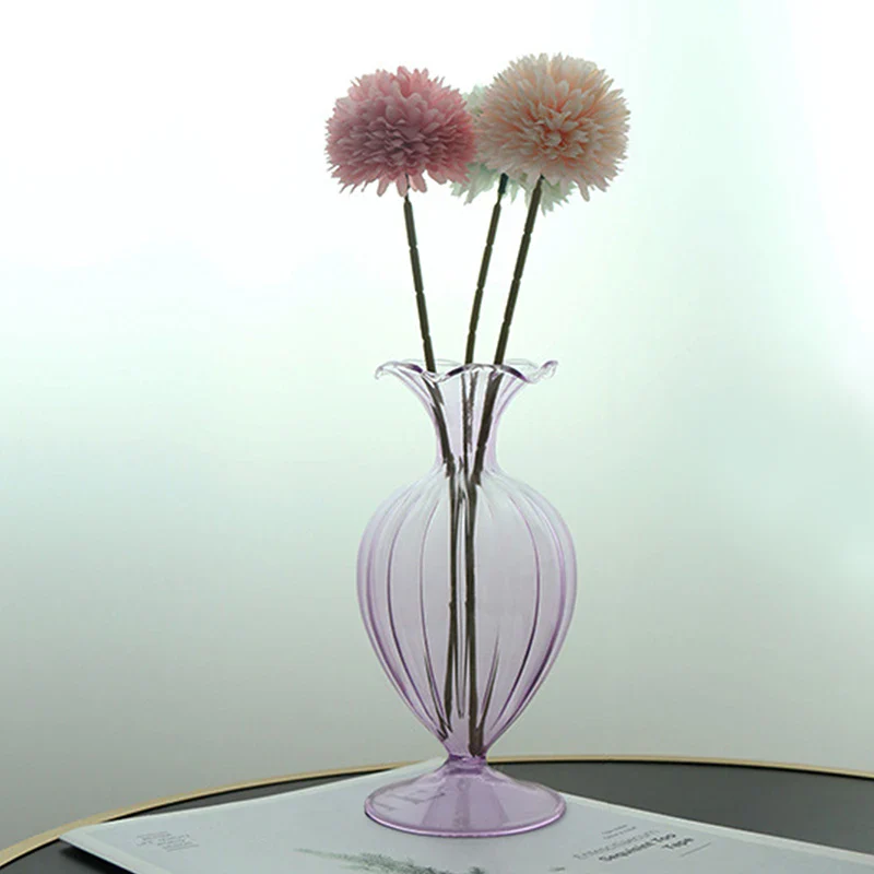 Vintage Glow Glass Vase - Image 2