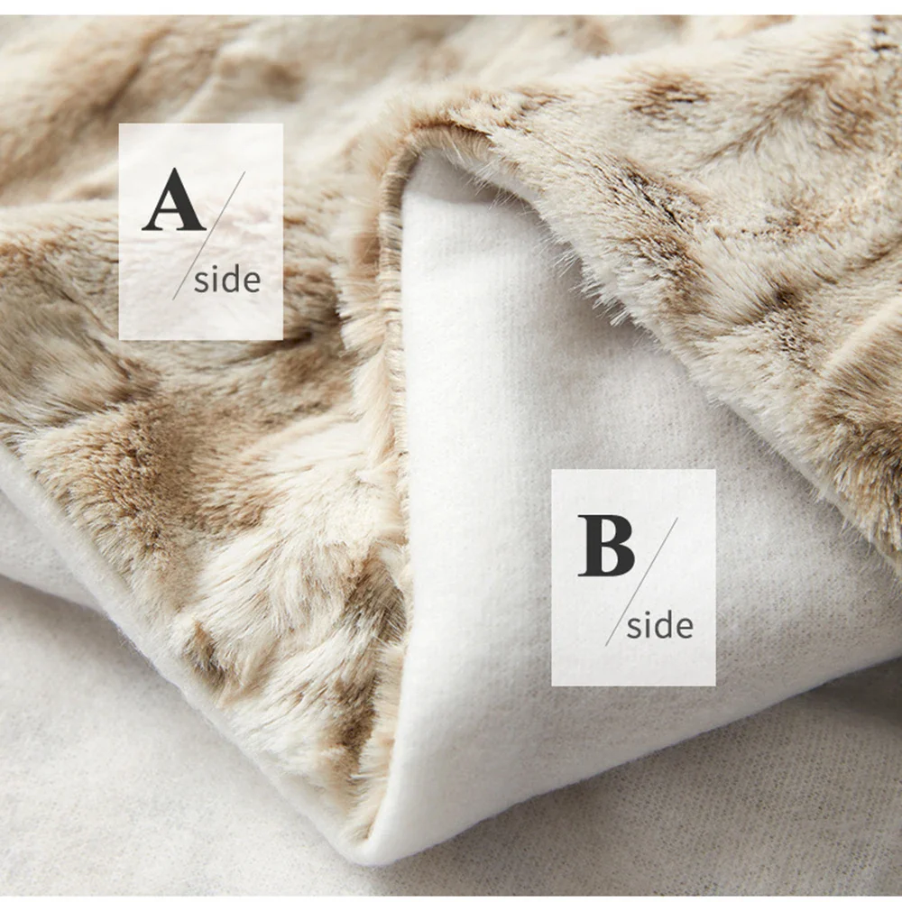 White Leopard Throw - Image 3