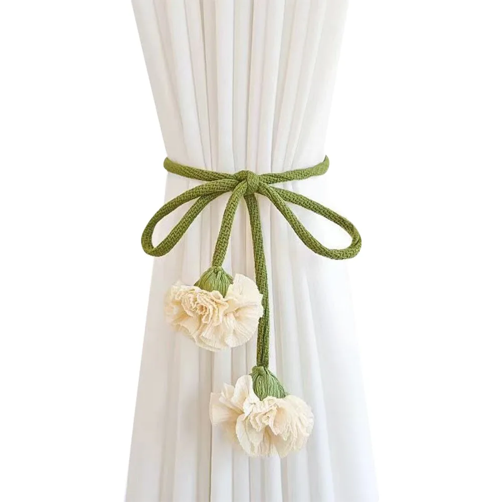 Woven Floral Curtain Tieback - Image 2