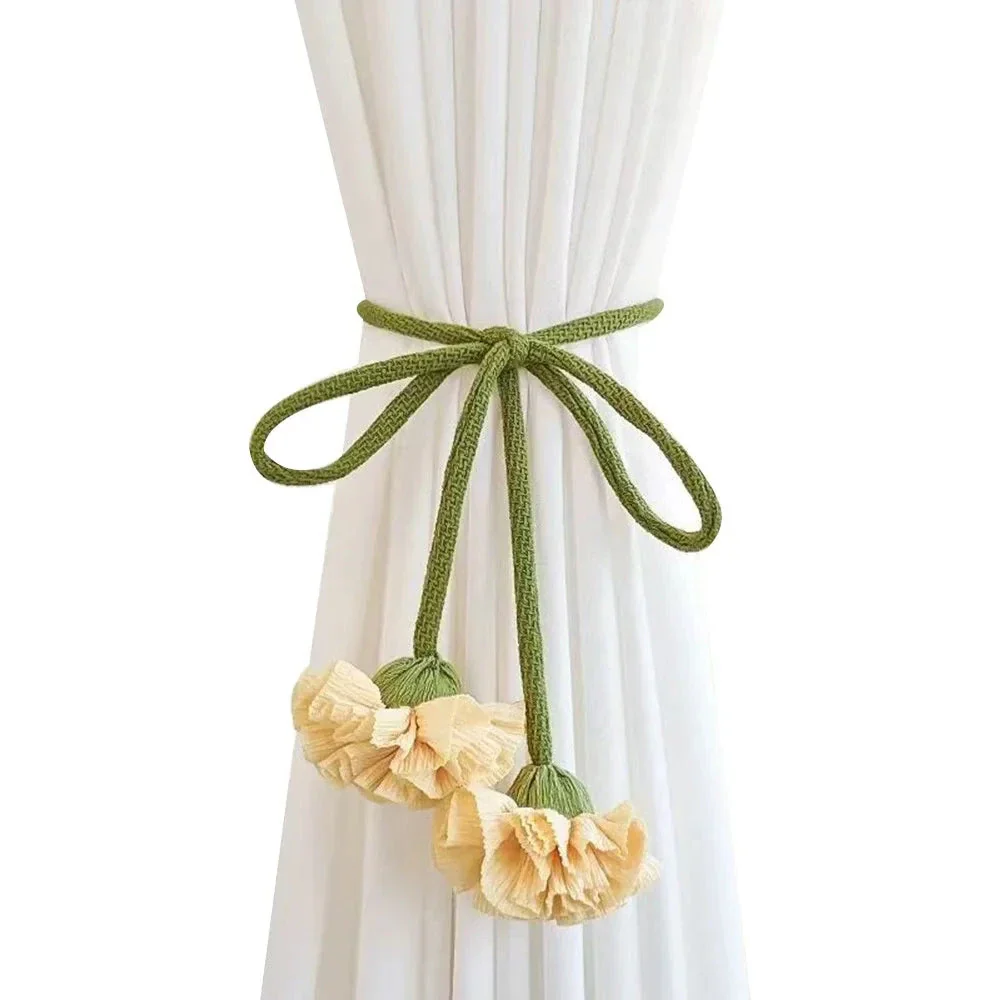 Woven Floral Curtain Tieback - Image 3