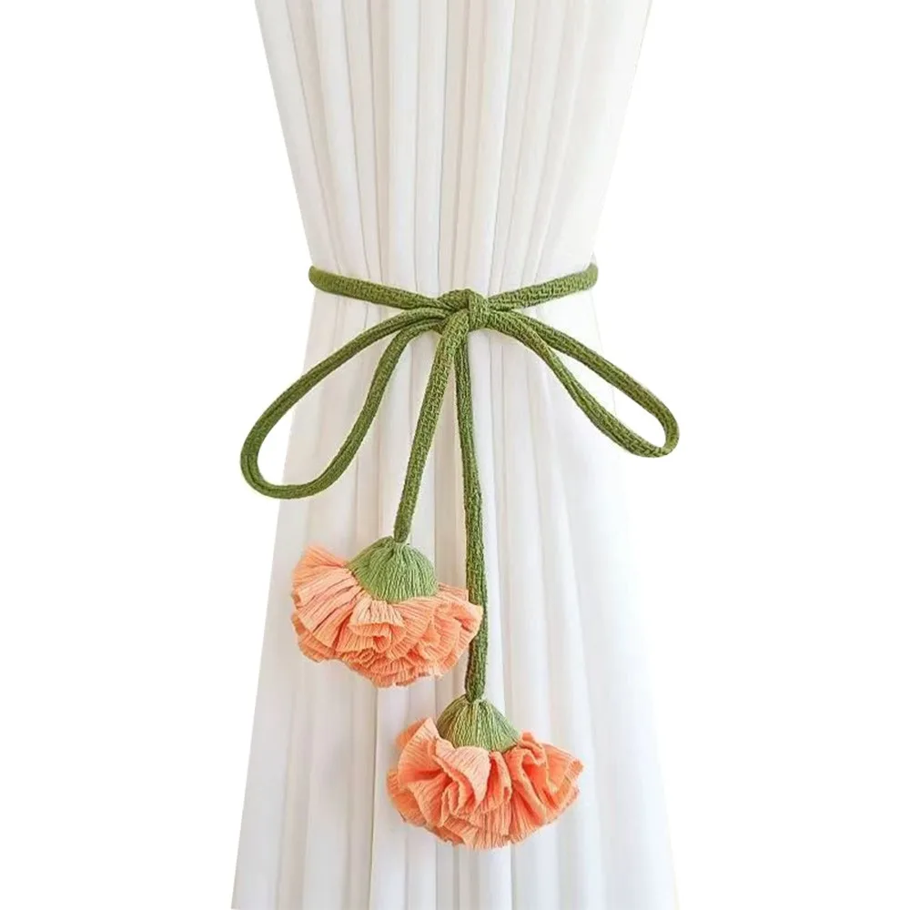 Woven Floral Curtain Tieback - Image 4