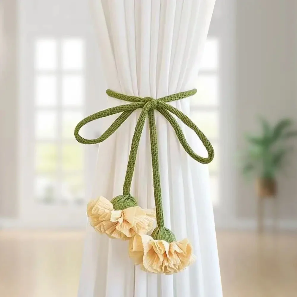 Woven Floral Curtain Tieback - Image 8